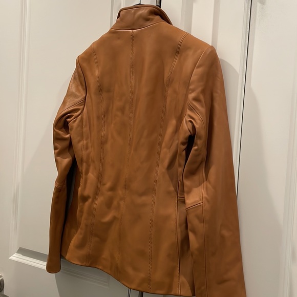 Ladies Cole Haan leather jacket - Picture 6 of 7